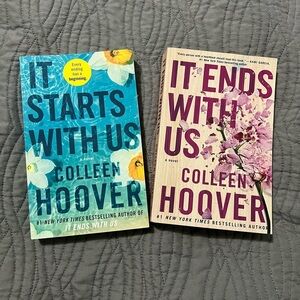 Colleen Hoover Book Set - It Starts With Us & It Ends With Us